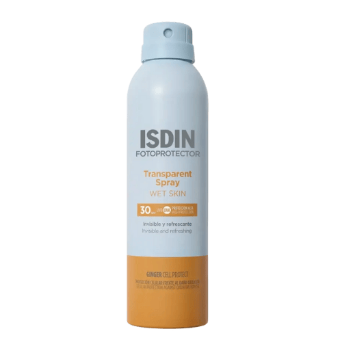 FOTOPROTECTOR ISDIN SPF 30 SPRAY TRANSPARENT WET