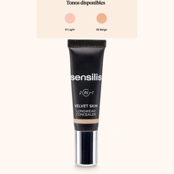 SENSILIS VELVET SKIN CONCEALER&FILLER  COLOR 02 BEIGE