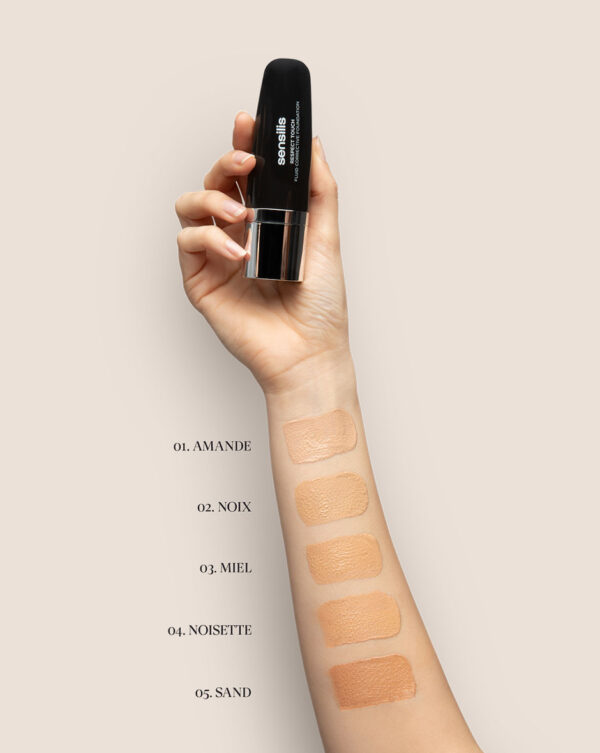 SENSILIS RESPECT TOUCH SPF30 MAQUILLAJE FLUIDO CORRECTOR - 01 AMANDE - Imagen 2