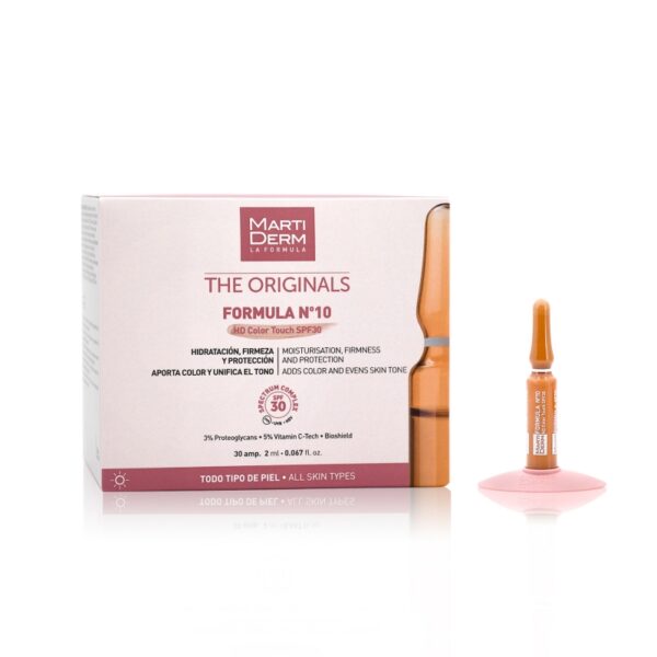 MARTIDERM FORMULA Nº 10 HD COLOR TOUCH SPF 30 30 AMPOLLAS