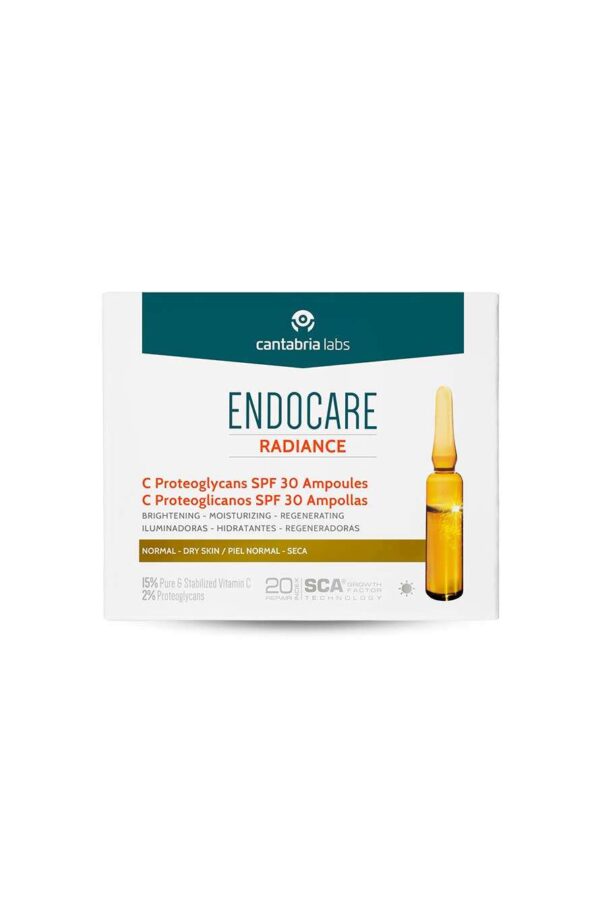 ENDOCARE RADIANCE 30 AMPOLLAS C PROTEOGLICANOS SPF30