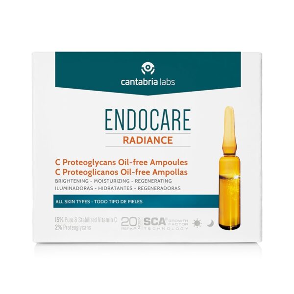 ENDOCARE RADIANCE C PROTEOGLICANOS OILFREE 2 ML 30 AMP