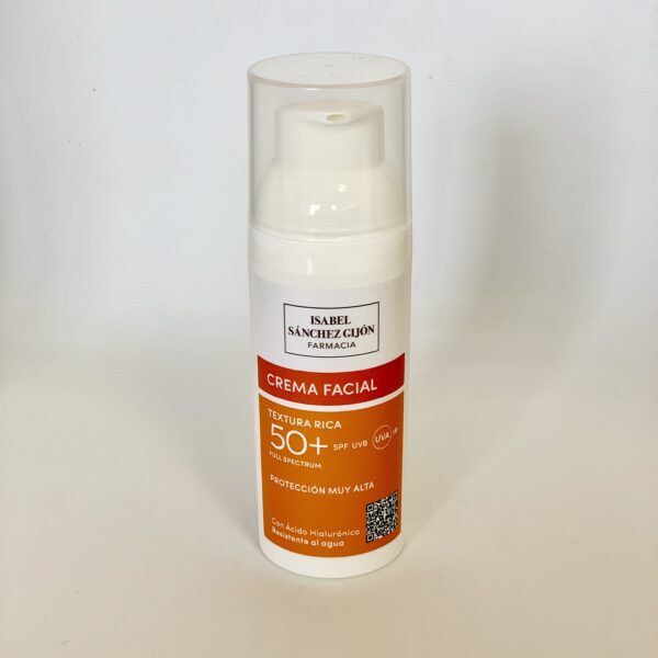 CREMA FACIAL SPF50+ TEXTURA RICA